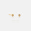 Paved Circle Stud, Earring, Minimalist Style, A-SS219