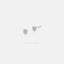 Paved Circle Stud, Earring, Minimalist Style, A-SS219