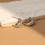 Croissant Hoop Stud, Earring, Minimalist Style, A-SS051