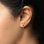 Gem Dangle Stud, Earring, Minimalist Style, A-SS209 SS210 SS288 SS289 SS290 SS291