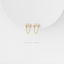 Bar Gemstone Stud, Earring, Minimalist Style, A-SS145 SS265 SS266 SS267 SS268
