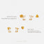 Baguette Stud, Earring, Minimalist Style, A-SS143 SS023 SS107 SS339 SS340 SS008 SS359