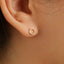 Open Circle Stud, Earring, Minimalist Style, A-SS131