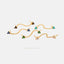 Two Piercings Clover Stud, Earring, Minimalist Style, A-SS147 SS317 SS318 SS319 SS320