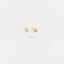 Gemstone Triangle Stud, Earring, Minimalist Style, A-SS020