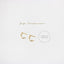L-Shape Bar Stud, Earring, Minimalist Style, A-SS052