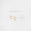 L Shape Bar Stud, Earring, Minimalist Style, A-SS052