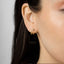 Double Lined Stones Stud, Earring, Minimalist Style, A-SS258 SS306