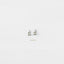 White Stone Stud, Earring, Minimalist Style, A-SS072
