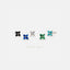 Clover Flower Stud, Earring, Minimalist Style, A-SS040 SS079 SS080 SS246 SS247