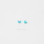 Emerald Gem Flower Stud, Earring, Minimalist Style, A-SS136 SS137 SS155 SS239 SS255 SS204