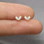 Gemstone Flower Stud, Earring, Minimalist Style, A-SS136 SS137 SS155 SS239 SS255 SS204