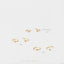 Simple Beaded Hoop, Huggies Earring, Minimalist Style, A-SH535 SH53 SH537 SH538 SH539 SH540