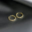 Twisted Wire Hoop, Huggies Earring, Minimalist Style, A-SH034