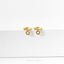 Sun Drop Hoop, Huggies Earring, Minimalist Style, A-SH644