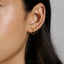 Double Hoop, Huggies Earring, Minimalist Style, A-SH120