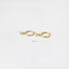 Gemstone Drop Hoop, Huggies Earring, Minimalist Style, A-SH067 SH338 SH339 SH340 SH341