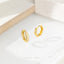 Thick Hexagon Hoop, Huggies Earring, Minimalist Style, A-SH213