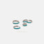 Gemstone Paved Hoop, Huggies Earring, Minimalist Style, A-SH046 SH344 SH052 SH366 SH153 SH132 SH160