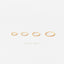Thin Twisted Ring Hoop, Huggies Earring, Minimalist Style, A-SH304 SH312