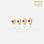 Sapphire Gemstone Cartilage Hoop, Helix Earring, Minimalist Style, A-SH646 SH647 SH648 SH649