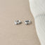 White Stone Cartilage Hoop, Helix Earring, Minimalist Style, A-SH616 SH617 SH618 SH619