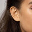 White Gemstone Ear Cuff, Helix Earring, Minimalist Style, A-SF043