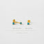 Gemstones Ear Jacket, Stud Earring, Minimalist Style, A-SJ001 SJ002 SJ003 SJ023 SJ022 SJ024