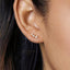 Opal Stone Ear Climber, Stud Earring, Minimalist Style, A-SS162