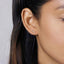 Opal Stone Ear Climber, Stud Earring, Minimalist Style, A-SS162