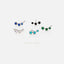Triple Stones Ear Climber, Stud Earring, Minimalist Style, A-SS125 SS126 SS248 SS249 SS250