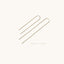 Long Ear Threader, Stud Earring, Minimalist Style, A-ST003 ST004 NOBKG