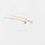 Moon Star Ear Threader, Stud Earring, Minimalist Style, A-ST006 NOBKG