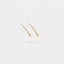 Moon Ear Threader, Stud Earring, Minimalist Style, A-ST012 NOBKG