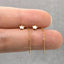 Star Ear Threader, Stud Earring, Minimalist Style, A-ST005 NOBKG