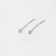 Star Ear Threader, Stud Earring, Minimalist Style, A-ST005 NOBKG