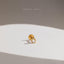 Clear Teardrop Tragus Stud, Threadless Flat Back Earring, Minimalist Style, A-SS594