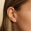 Butterfly Tragus Stud, Threadless Flat Back Earring, Minimalist Style, A-SS921