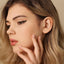 Moon Tragus Stud, Threadless Flat Back Earring, Minimalist Style, A-SS568