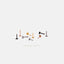 Bunny Head Tragus Stud, Threadless Flat Back Earring, Minimalist Style, A-SS979