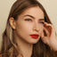 Cute Moon Tragus Stud, Threadless Flat Back Earring, Minimalist Style, A-SS904