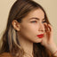 Teardrop Tragus Stud, Threadless Flat Back Earring, Minimalist Style, A-SS851