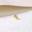 Teardrop Tragus Stud, Threadless Flat Back Earring, Minimalist Style, A-SS851