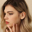 Opal Tragus Stud, Threadless Flat Back Earring, Minimalist Style, A-SS525