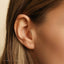 Feather Tragus Stud, Threadless Flat Back Earring, Minimalist Style, A-SS919