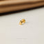 Teardrop Shape Tragus Stud, Threadless Flat Back Earring, Minimalist Style, A-SS723