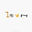Whale Tragus Stud, Threadless Flat Back Earring, Minimalist Style, A-SS987