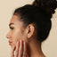 Triangle Tragus Stud, Threadless Flat Back Earring, Minimalist Style, A-SS730