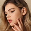 Cube Tragus Stud, Threadless Flat Back Earring, Minimalist Style, A-SS566