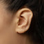 Salamander Geko Tragus Stud, Threadless Flat Back Earring, Minimalist Style, A-SS1020